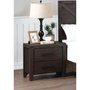 Solidwood Simple Nightstand <b>Drawers</b> for Bedroom Bed <b>Side</b> <b>Table</b> Furniture - Product Image 3