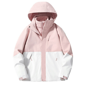 Veste de ski tendance, personnalisée, coupe-vent, imperméable, séchage rapide, écologique, sportive, extérieure, en polyester/coton, légère - Product Image 1