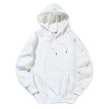 Oem Custom Printed Embroidery logo design Solid color plus velvet <b>sweatshirt</b> <b>men's</b> hooded trendy thickened <b>sweatshirt</b> hoodie - Product Image 6