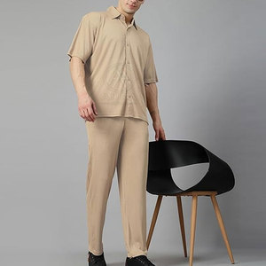 Top Selling Men Co-Ord Set Stylish Matching Outfit Custom Made Men Co-Ord Set Wholesale Supply - Product Image 6