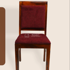 เก้าอี้ทานอาหารบุผ้าสไตล์โมเดิร์นร่วมสมัย ขาไม้เนื้อแข็ง 100% สำหรับโรงแรม ร้านอาหาร และบ้าน เฟอร์นิเจอร์หรูหรา - Product Image 1