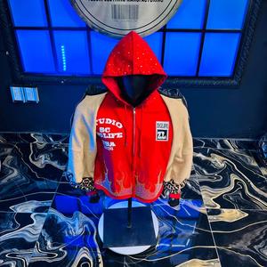 Sweat-shirts à capuche personnalisés avec broderie effet vieilli, sweats oversize d'hiver, design tendance, fabriqués par Zeyn Industry, sweats streetwear - Product Image 1