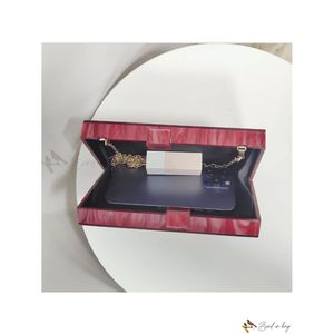 Bolso de Mano de Resina Hecho a Mano para Mujer, Accesorios de Moda de Cristal para Fiestas - Product Image 5