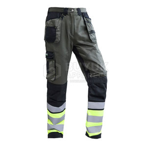 Pantalones de Trabajo Industriales Resistentes y Transpirables, Tela de Poliéster/Algodón, para Carpinteros, Construcción, Mecánicos, Seguridad - Product Image 4