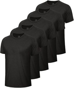 T-shirts de performance personnalisés 100 % polyester, col rond, tricotés, coupe ajustée, anti-humidité, confort toutes saisons, anti-odeurs, anti-taches - Product Image 3