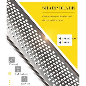 Grattugia Manuale in Acciaio Inossidabile per Cucina, per Formaggio, Limone, Parmigiano, Cioccolato, Cocco, Lime, Noce Moscata e Agrumi - Product Image 3