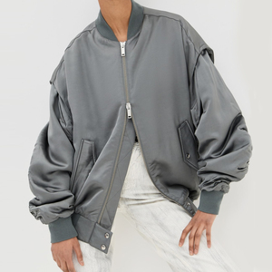 Vestes en satin pour femmes de haute qualité fabriquées en usine, produit le plus vendu, vêtements décontractés, veste en satin à manches longues pour femmes - Product Image 1