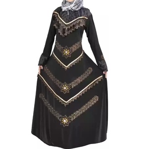 Service OEM – Nouvelle Collection : Kimono Abaya Femme Ouvert sur le Devant, Manches Longues, Robe Juba, Kaftan, Burqa, Abayas Respirantes - Product Image 4