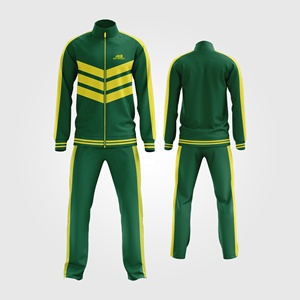 OEM Vêtements de sport décontractés pour hommes Survêtement d'hiver 100% coton Ensemble de jogging deux pièces Veste à fermeture éclair Logo personnalisé Service Motif solide - Product Image 1