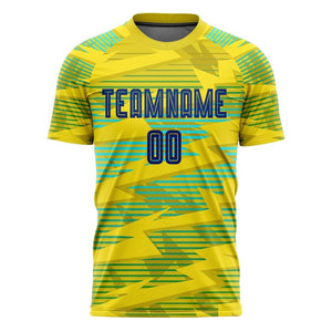 <b>Soccer</b> Jersey 100 Percent Polyester Quick Dry Breathable Lightweight Durable Comfortable High Quality Cheap Price Low MOQ Custom - Product Image 1