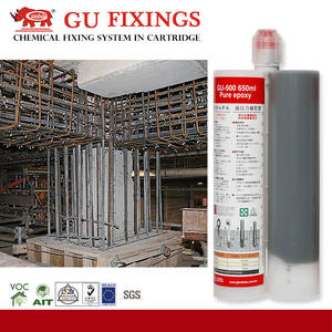 Adhesivo Epóxico Profesional de Dos Componentes de 650 ml, Sin Contracción, Alto Contenido de Sólidos, Curado Lento para Construcción de Hormigón Estructural - Product Image 2