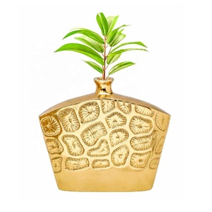 Metal <b>Gold</b> Luxury Flower <b>Vase</b> for Showcase Display Living Room & Office Home Decorative Flower <b>Vase</b> Home Decor Accessories - Product Image 1