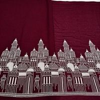 Tissu brodé malté, tissu en dentelle brodée, tissu en résille, tissu en organza, tissu pour abaya, tissu pour caftan, fourniture en gros pour acheteurs