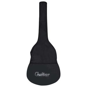Borsa per chitarra classica in 4/4 nera 39.4 "x 14.6" dimensioni per la memorizzazione di strumenti musicali - Product Image 2