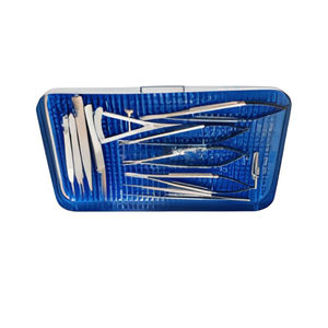 SHARIF ELAHI Juego de microcirugía manual de acero inoxidable no magnético, portaagujas, tijeras, instrumentos para cirugía ocular, oftálmicos - Product Image 2