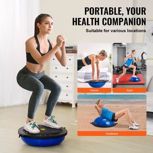 Palla da Yoga/Allenamento da 26 Pollici in PVC/ABS con Fasce di Resistenza, Capacità 1500 libbre - Product Image 4