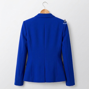 Abrigo con Logotipo Bordado Personalizado, Ropa Masónica Herencia Griega, para Mujeres, Hermandades y Fraternidades, Manga Larga, Un Solo Botón - Product Image 4