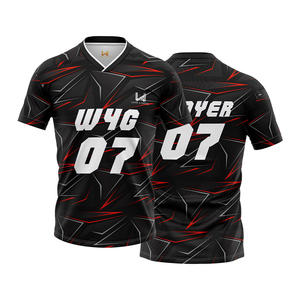 Camisetas de Fútbol Personalizadas para Hombre, Impresas a Medida, 100% Poliéster, Transpirables, Ligeras, Antibacterianas y de Secado Rápido - Product Image 4