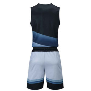 Tenues de basketball personnalisées avec logo, 100% polyester respirant, ensembles de maillots de basketball à vendre, vêtements d'équipe sportive, taille OEM - Product Image 2