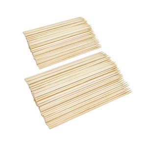 ไม้เสียบบาร์บีคิวแบบใช้แล้วทิ้ง ยี่ห้อบลูโลตัสฟาร์ม รุ่น Heavy Duty ทำจากไม้ไผ่ ทนความร้อน เป็นมิตรกับสิ่งแวดล้อม ขนาดยาวพิเศษ สไตล์เกาหลี ขายดีที่สุด - Product Image 1