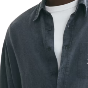 Camisa de mezcla de lino de corte holgado, transpirable y ligera, informal, con botones, para viajes de verano, fabricante OEM ODM personalizado - Product Image 6
