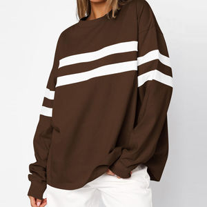 Sweat-shirt pour femme personnalisé avec logo, style streetwear d'hiver, vente en gros à prix réduit, sweat-shirt surdimensionné imprimé sur mesure - Product Image 3