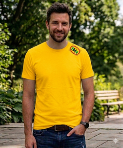 Camiseta de Hombre, Nuevo Estilo, Hombros Caídos, 100% Algodón, Tallas Grandes, Corte Regular, Secado Rápido, Transpirable, con Patrón, Manga Corta, Tejido de Punto - Product Image 6