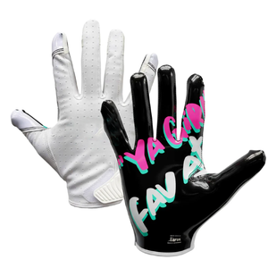 Guantes de Silicona 7v7 de Alta Calidad, Personalizados con la Bandera de Estados Unidos, para Fútbol Americano, Antideslizantes, Duraderos, con Logotipo de Goma para Jóvenes y Adultos - Product Image 4
