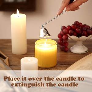 Éteignoir à bougie vintage en laiton de haute qualité avec mèche en acier inoxydable – Outil élégant pour éteindre les bougies - Product Image 4