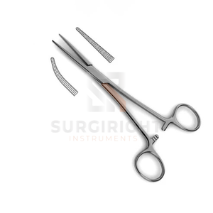 คีมหนีบหลอดเลือด Crile Artery Forceps ผลิตจากเหล็กกล้าไร้สนิมเยอรมัน ใช้สำหรับห้ามเลือดในงานผ่าตัด แบบตรงและแบบโค้ง ใช้ซ้ำได้ มาตรฐาน CE Class I ขนาดปรับแต่งได้ สีชมพูอ่อน - Product Image 1