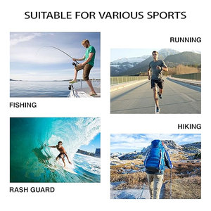 เสื้อฮู้ดแขนยาว ป้องกันแสงแดด SPF สำหรับตกปลา กิจกรรมกลางแจ้ง เดินป่า น้ำหนักเบา ระบายอากาศได้ดี แห้งเร็ว - Product Image 5