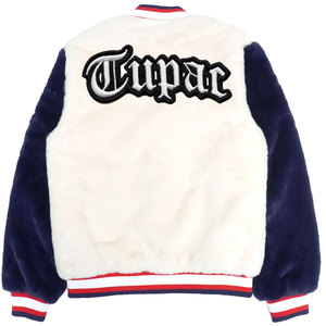 แจ็คเก็ตบอมเบอร์ขนสัตว์คุณภาพสูงเป็นมิตรกับสิ่งแวดล้อม MOQ ต่ำ สำหรับผู้ชาย รับผลิตตามแบบ OEM เคลือบกันน้ำ สไตล์ไฮสตรีท พร้อมโลโก้ด้านหน้า สำหรับเด็กผู้ชาย - Product Image 2