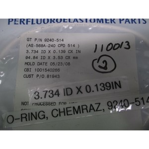 Chemraz 9240-514 O-RING AS-568A-240 CPD 514-อุปกรณ์เซมิคอนดักเตอร์มรดกระดับโลกที่ - Product Image 3