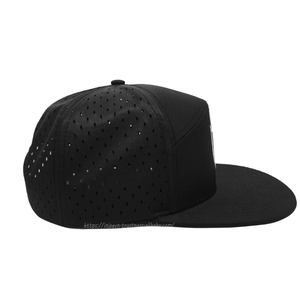 Gorra de Golf Impermeable de 7 Paneles con Logotipo Personalizado, Gorra Deportiva Unisex con Cuerda Perforada Cortada con Láser y Parche Bordado, Venta al Por Mayor - Product Image 4