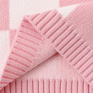 Suéter Tradicional Transpirable con Cuello en V, Sin Mangas, Suéter de Punto a Rayas, Cárdigan con Botones para Miembros del Club - Product Image 4