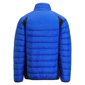 Wholesale New Stylish Plaid Windproof Eco-Friendly Winter Oversized Puffer Jacket for <b>Men</b> with Front Logo-Customized Streetwear - Product Image 2