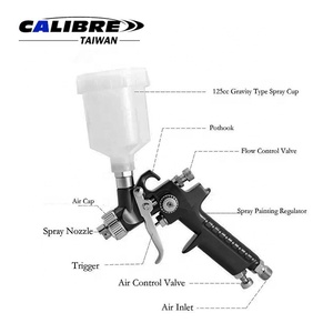 TAIWAN CALIBRE 125 Mini pistolets à air comprimé avec buse de 0.8mm - Product Image 2