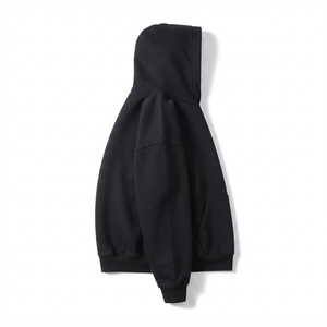 Sudadera con Capucha de Felpa 100% Algodón para Hombre, Estilo Holgado, Hombros Caídos, Talla Grande, Estilo Urbano Unisex, Calidad Superior 2026 - Product Image 2