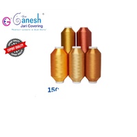 Fil Zari marocain brodé 150D pour machine à broder par ordinateur, pour tricoter uniquement en argent pur 150D également disponible