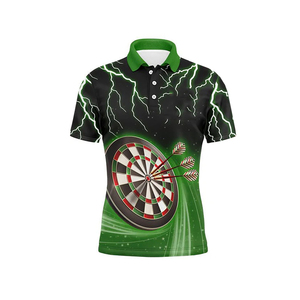 Maillot de sport personnalisé 2026 Hot Sale Dart pour joueur, maillot d'équipe uni à manches courtes, respirant, séchage rapide, en polyester - Product Image 1