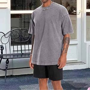Men's T-shirts Men's t Shirt High Quality Streetwear <b>Blank</b> T Shirt 250 Gsm Heavy <b>Weight</b> Print logo T Shirt - Product Image 5