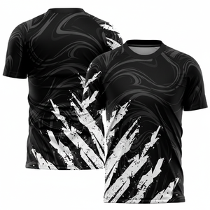 Ensemble de maillots de football personnalisés avec logo par sublimation, uniformes d'entraînement à séchage rapide, kit d'équipe de club, rétro futbol, découpe 100 % automatisée - Product Image 3