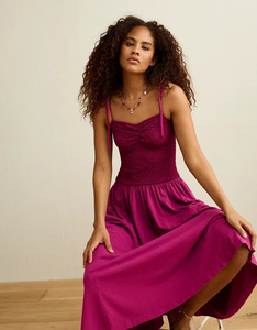 Wholesale Customizable High Quality Women's Sleeveless Midi Wrap Dress Spring Summer Solid Color Sexy Straight Natural Dresses - Product Image 3