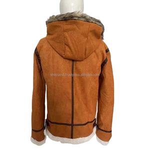 Nuevo diseño para todas las estaciones chaqueta de cuero de motorista estampado para hombres con cremallera frontal sin cinturón diseño estilo europeo ropa de abrigo informal - Product Image 4