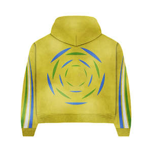 Conjunto de Sudadera Corta Transpirable y Pantalones de Chándal Acampanados Oversize para Hombre con Lavado Ácido Personalizado y Logotipo - Product Image 3