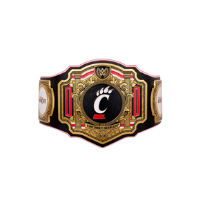 เข็มขัดแชมป์ Cincinnati Bearcats เข็มขัดมวยปล้ำแบบปรับแต่งได้ เข็มขัดแชมป์กีฬาคุณภาพสูงสำหรับนักสะสมและแฟนๆ - Product Image 1