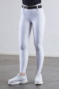 Leggings d'équitation de luxe élégants en coton et silicone, coupe western, coupe-vent, respirants, imperméables, personnalisables - Product Image 4
