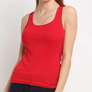 Chaleco sin mangas para mujer, con estampado digital, cuello redondo, corte holgado, fabricado por OEM, con logotipo personalizado, para uso casual de verano, al por mayor. - Product Image 2