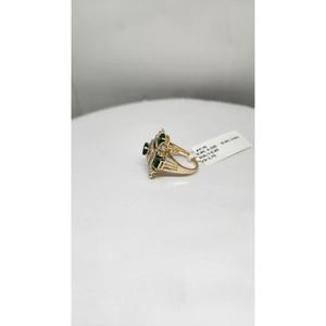 Anillo de Compromiso de Lujo JC para Mujer, Oro de 9K, Claridad SI, Diamante Natural con Certificado IGI, Diamantes Pequeños, Bañado en Rodio, Premium - Product Image 3