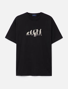 Camiseta de Hombre OEM 100% Algodón Estampada con Diseño de Evolución Humana Digital, Marca Personalizada, la Mejor Calidad a un Precio Razonable - Product Image 1